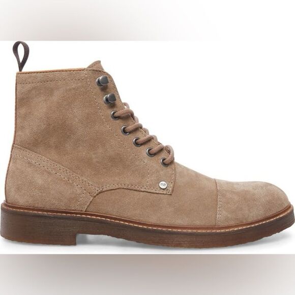 Steve Madden Packer Cap Toe Suede Chukka Boot In Dark Taupe size 11.5 - Picture 11 of 14